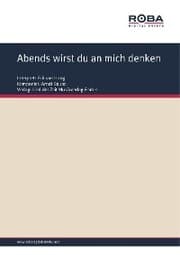 Cover von Abends wirst du an mich denken