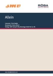 Cover von Allein