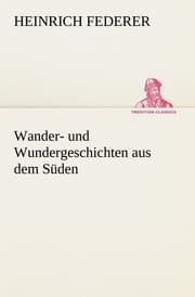 Cover von Wander- und Wundergeschichten aus dem Süden