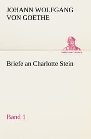 Cover von Briefe an Charlotte Stein 1