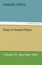 Cover von Diary of Samuel Pepys - Volume 35: May/June 1665