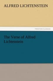 Cover von The Verse of Alfred Lichtenstein