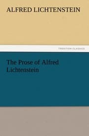 Cover von The Prose of Alfred Lichtenstein