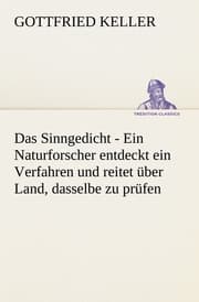 Cover von Das Sinngedicht