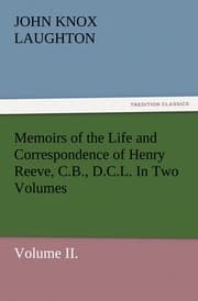 Cover von Memoirs of the Life and Correspondence of Henry Reeve, C.B., D.C.L.In Two Volumes.Volume II.