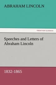 Cover von Speeches and Letters of Abraham Lincoln, 1832-1865
