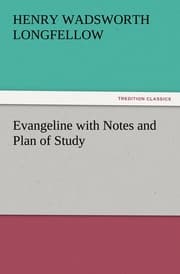 Cover von Evangeline with Notes and Plan of Study