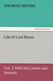 Cover von Life of Lord Byron, Vol.3 With His Letters and Journals