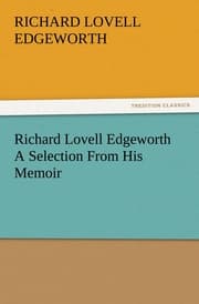 Cover von Richard Lovell Edgeworth A Selection From His Memoir