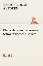 Cover von Blumenlese aus den neuern Schweizerischen Dichtern 2