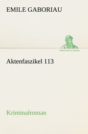 Cover von Aktenfaszikel 113