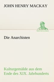 Cover von Die Anarchisten
