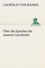 Cover von Über die Epochen der neueren Geschichte