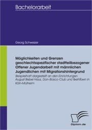 Cover von Möglichkeiten und Grenzen geschlechtsspezifischer stadtteilbezogener Offener Jugendarbeit mit männlichen Jugendlichen mit Migrationshintergrund