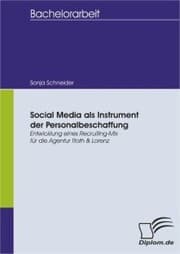 Cover von Social Media als Instrument der Personalbeschaffung