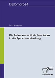Cover von Die Rolle des auditorischen Kortex in der Sprachverarbeitung