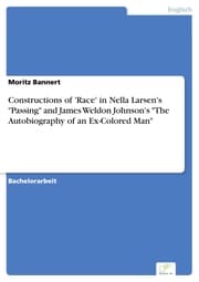 Cover von Constructions of 'Race' in Nella Larsen's 'Passing' and James Weldon Johnson's 'The Autobiography of an Ex-Colored Man'