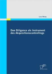 Cover von Due Diligence als Instrument des Akquisitionscontrollings