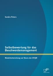 Cover von Selbstbewertung für das Beschwerdemanagement: Modellentwicklung auf Basis der EFQM