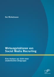 Cover von Wirkungsfaktoren von Social Media Recruiting