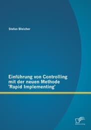 Cover von Einführung von Controlling mit der neuen Methode 'Rapid Implementing'