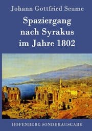 Cover von Spaziergang nach Syrakus im Jahre 1802