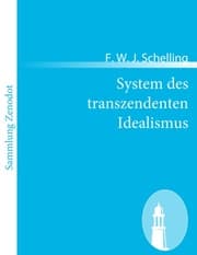 Cover von System des transzendenten Idealismus