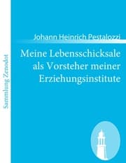 Cover von Meine Lebensschicksale als Vorsteher meiner Erziehungsinstitute
