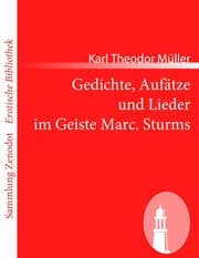 Cover von Gedichte, Aufätze und Lieder im Geiste Marc. Sturms