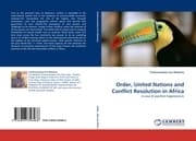 Cover von Order, United Nations and Conflict Resolution in Africa