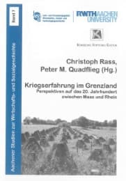 Cover von Kriegserfahrung im Grenzland