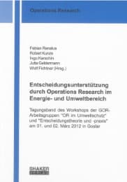 Cover von Entscheidungsunterstützung durch Operations Research im Energie- und Umweltbereich