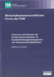 Cover von Chancen und Grenzen der Online-Kommunikation im Kundenbindungsmanagement von Genossenschaftsbanken