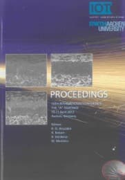 Cover von Proceedings of the 10th International Conference The ''A'' Coatings 2013