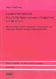 Cover von Landwirtschaftliche Haushalts-Unternehmens-Komplexe als Ganzheit