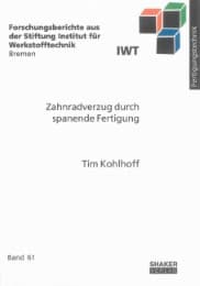 Cover von Zahnradverzug durch spanende Fertigung
