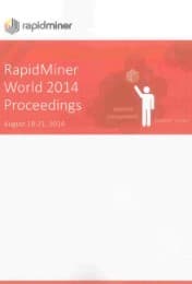 Cover von Proceedings of the 5th RapidMiner World (2014)