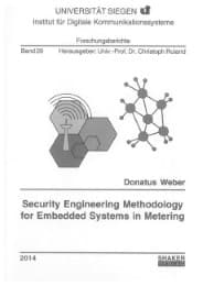 Cover von Security Engineering Methodology for Embedded Systems in Metering
