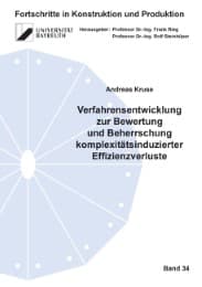 Cover von Verfahrensentwicklung zur Bewertung und Beherrschung komplexitätsinduzierter Effizienzverluste