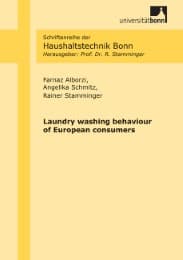 Cover von Laundry washing behaviour of European consumers