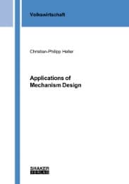Cover von Applications of Mechanism Design