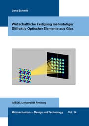 Cover von Wirtschaftliche Fertigung mehrstufiger Diffraktiv Optischer Elemente aus Glas