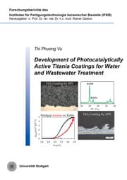 Cover von Development of Photocatalytically Active Titania Coatings for Water and Wastewater Treatment