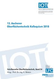 Cover von 13. Aachener Oberflächentechnik Kolloquium 2018