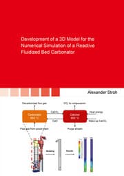 Cover von Development of a 3D Model for the Numerical Simulation of a Reactive Fluidized Bed Carbonator