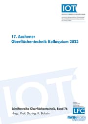 Cover von 17. Aachener Oberflächentechnik Kolloquium