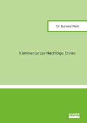 Cover von Kommentar zur Nachfolge Christi