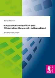 Cover von Anbieterkonzentration auf dem Wirtschaftsprüfungsmarkt in Deutschland