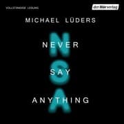 Cover von Never say anything