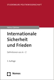 Cover von Internationale Sicherheit und Frieden